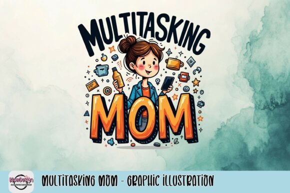 Celebrate the Superhero in Every Mom with Vibrant Illustration