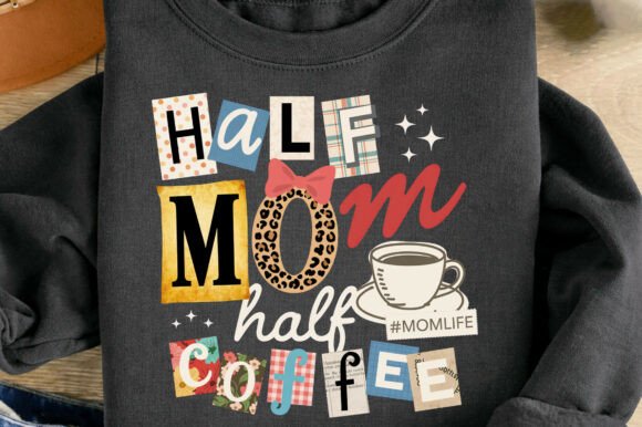 Coffee Lover Mom Collage Mother's Day: A Design for Celebration