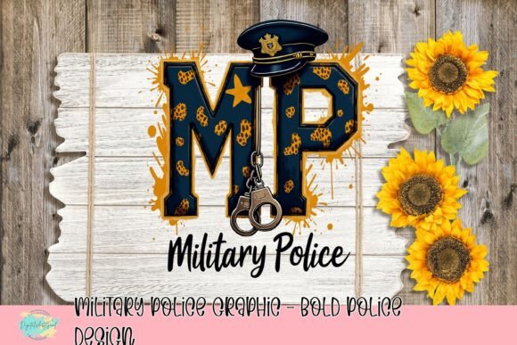 Command Attention with This Bold Military Police Graphic Design