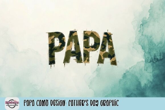 Papa Camo Design: Rugged Style for Father's Day