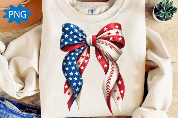 Patriotic Bow PNG: 4th of July Coquette Design Assets