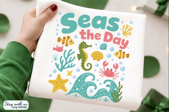 Seas the Day Trendy Summer PNG: Your Go-To Summer Vibe