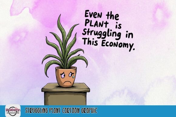 The Struggling Plant Cartoon: A Graphic for Our Times