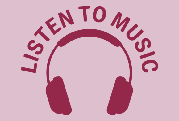 The Universal Appeal of the Listen to Music Headphones Graphic