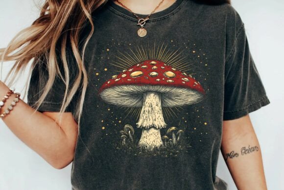 Unpacking the Magic Mushroom Celestial Sunburst Aesthetic